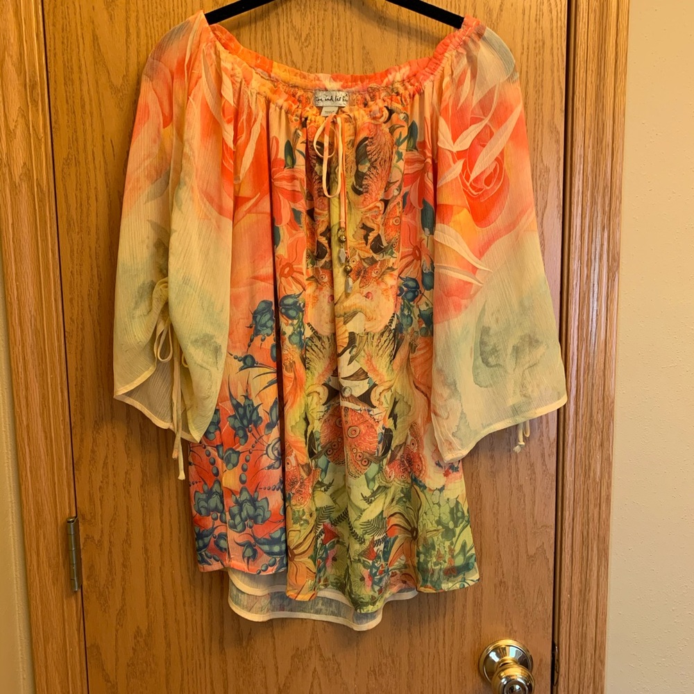 Live and Let Live blouse